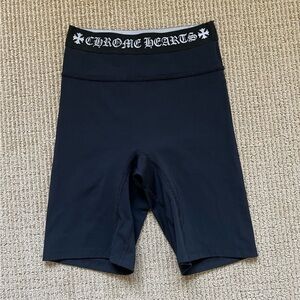 Chrome hearts biker shorts